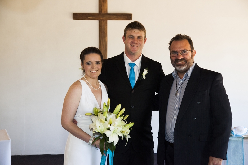 Happy couple wedding ceremony photo 8 - Pathfinder Ministries marriage officer services in South Africa
