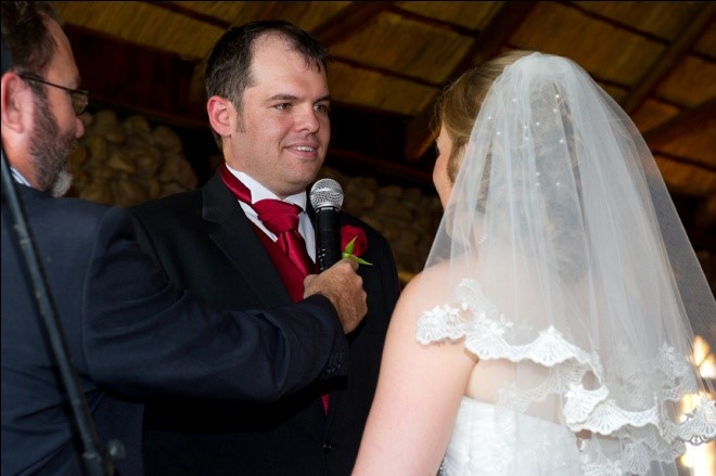 Happy couple wedding ceremony photo 10 - Pathfinder Ministries marriage officer services in South Africa